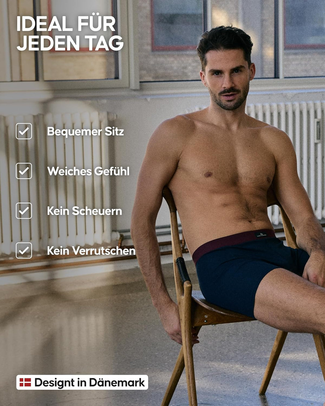 DANISH ENDURANCE 3er &amp; 10er Pack Boxershorts Herren, Weiche Baumwolle Unterhosen Männer, Unterwäsche