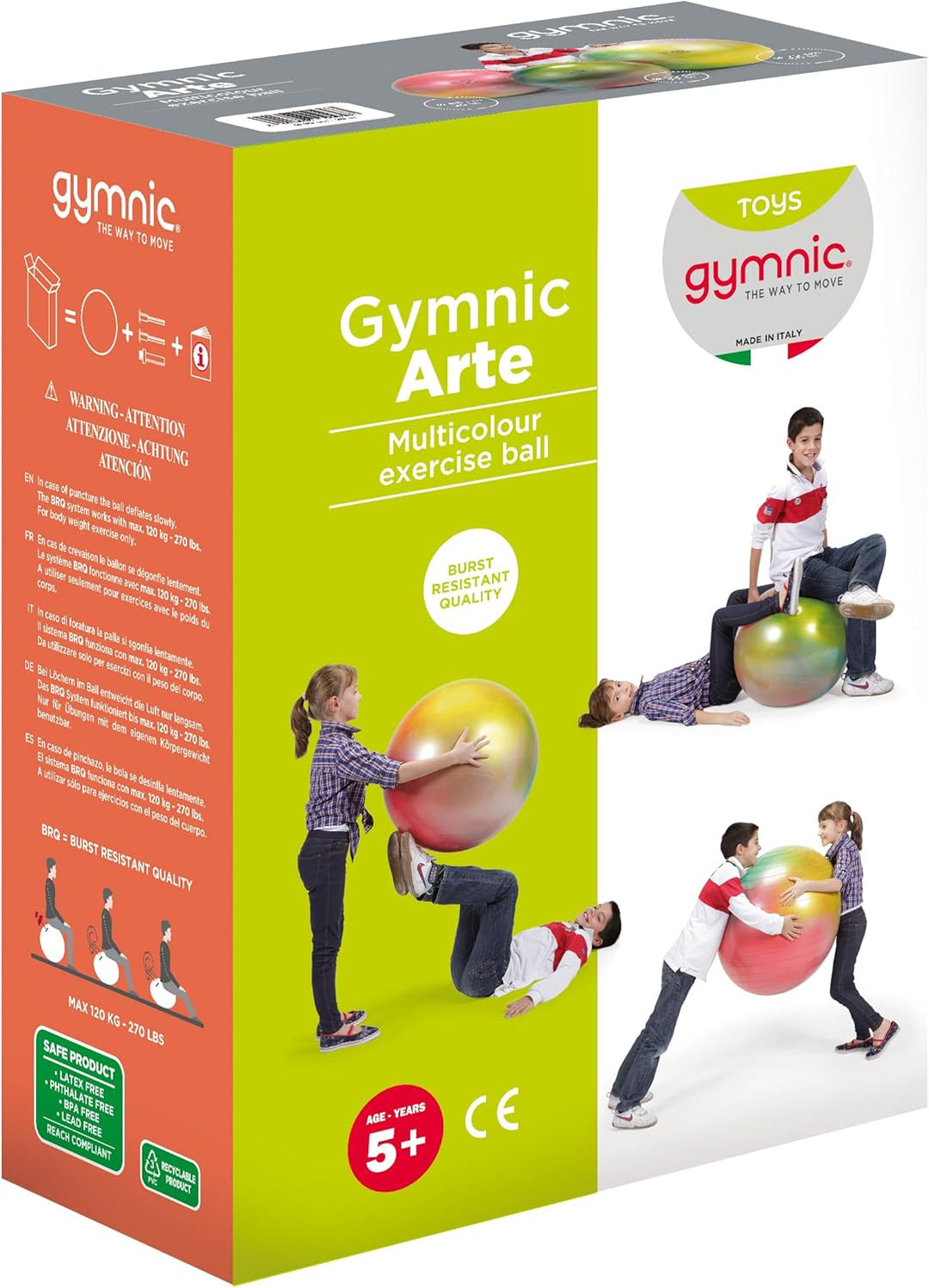 GYMNIC Arte Gymnastikball Diamètre 65 cm, Diamètre 65 cm