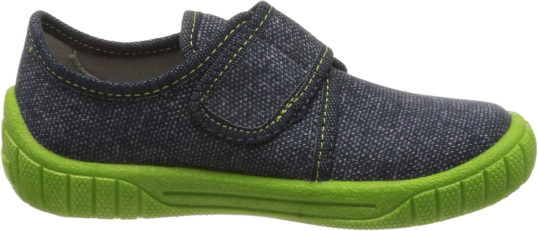 Superfit Jungen Bill Hausschuhe 23 EU Blau Grün 8030, 23 EU Blau Gr&#xFC;n 8030