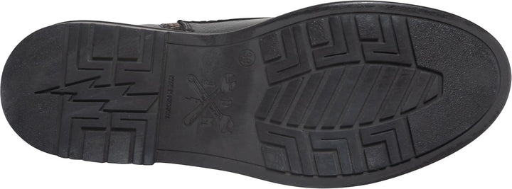 John Doe - Jackie Damen High Heel Motorradstiefel Schwarz Schwarz 36 36 EU, 36 EU