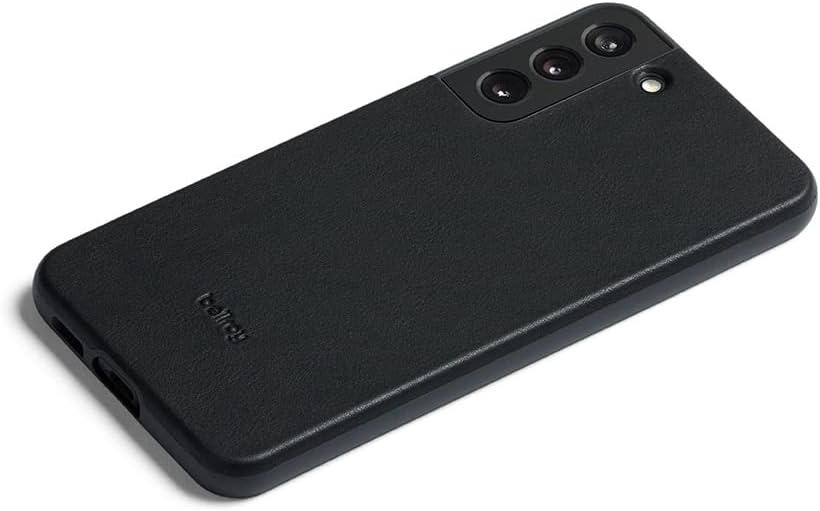 Bellroy Lederhülle für S22 Plus – (Samsung Leder-Schutzhülle) - Black Schwarz, Schwarz