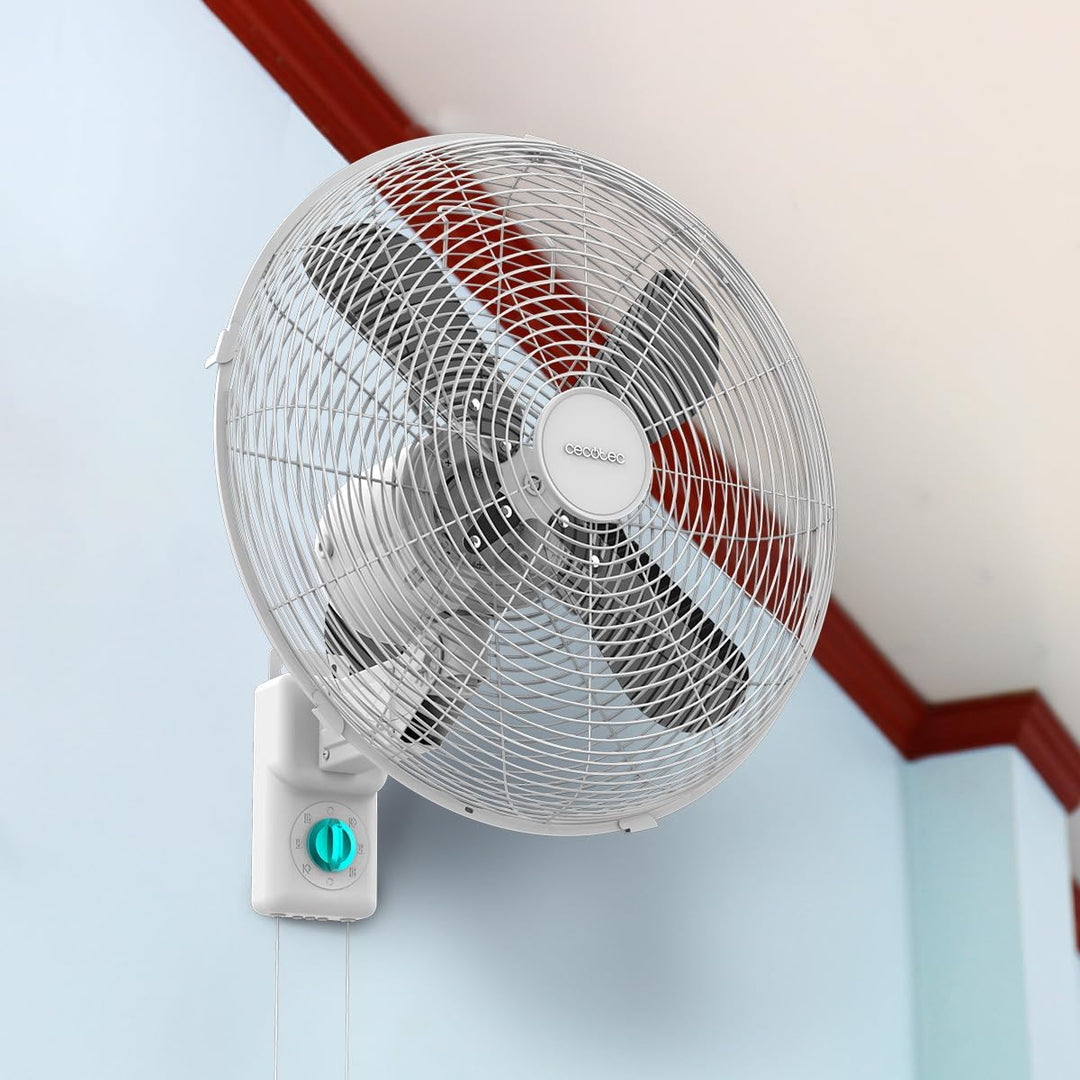 Cecotec - Wandventilatoren EEnergySilence 4500 Power Wall, 50W, 30 cm Durchmesser, 4 aerodynamische