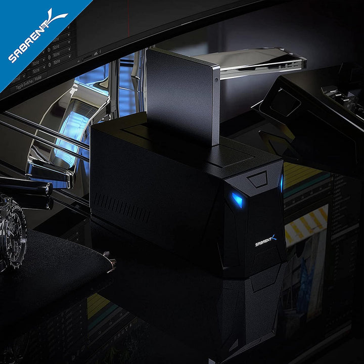 SABRENT SSD/HDD 2,5/3,5 Zoll Docking Station, festplatten gehäuse, USB 3.2 Gen1 Hard Drive, sata auf