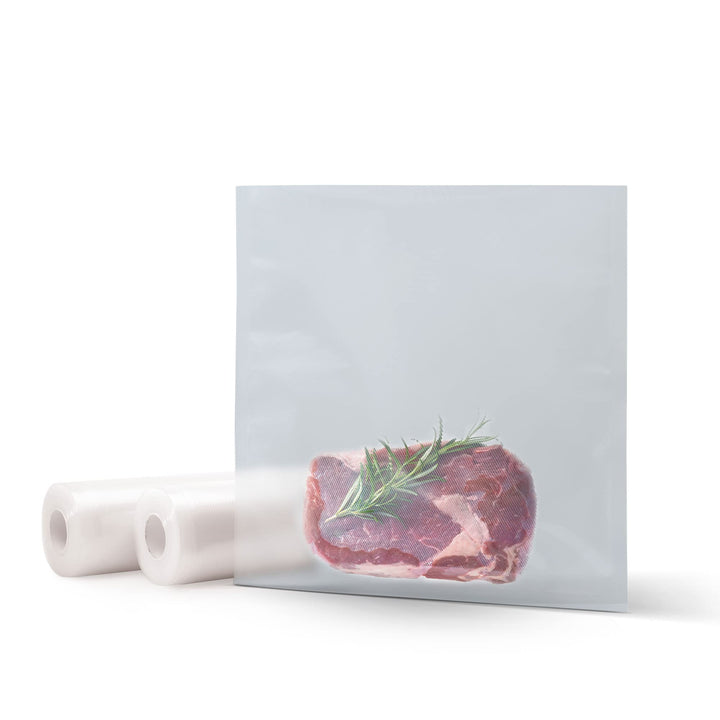 Electrolux 2x Rollen Plastiktüten für Vakuumverpackung, 28cmx6m, Modell EVSRR1, FDA-zugelassenes Mat