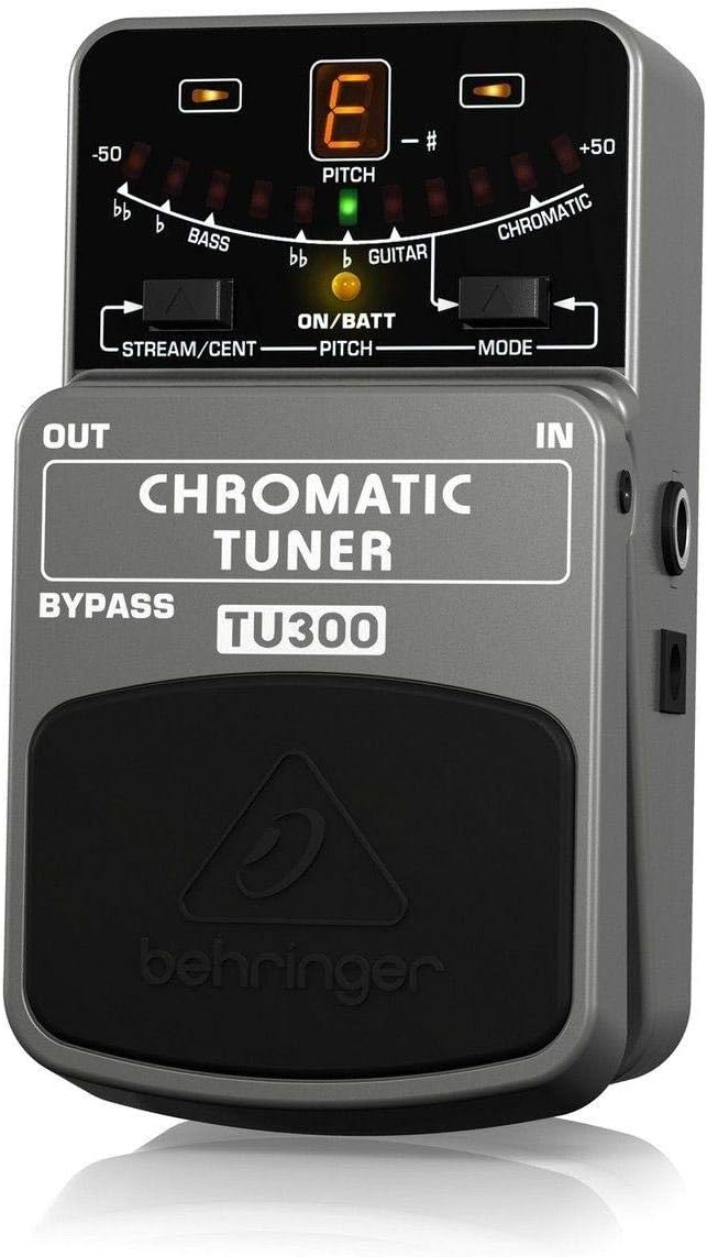 Behringer CHROMATIC TUNER TU300 Ultimatives Stimmgerät für Gitarre/Bass TU300 Guitar Pedal, TU300 Gu