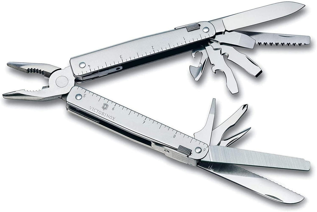 Victorinox, Multifunktionstool, SwissTool, Taschen Werkzeug, Funktionen, Kombi-Spitzzange , Feststel