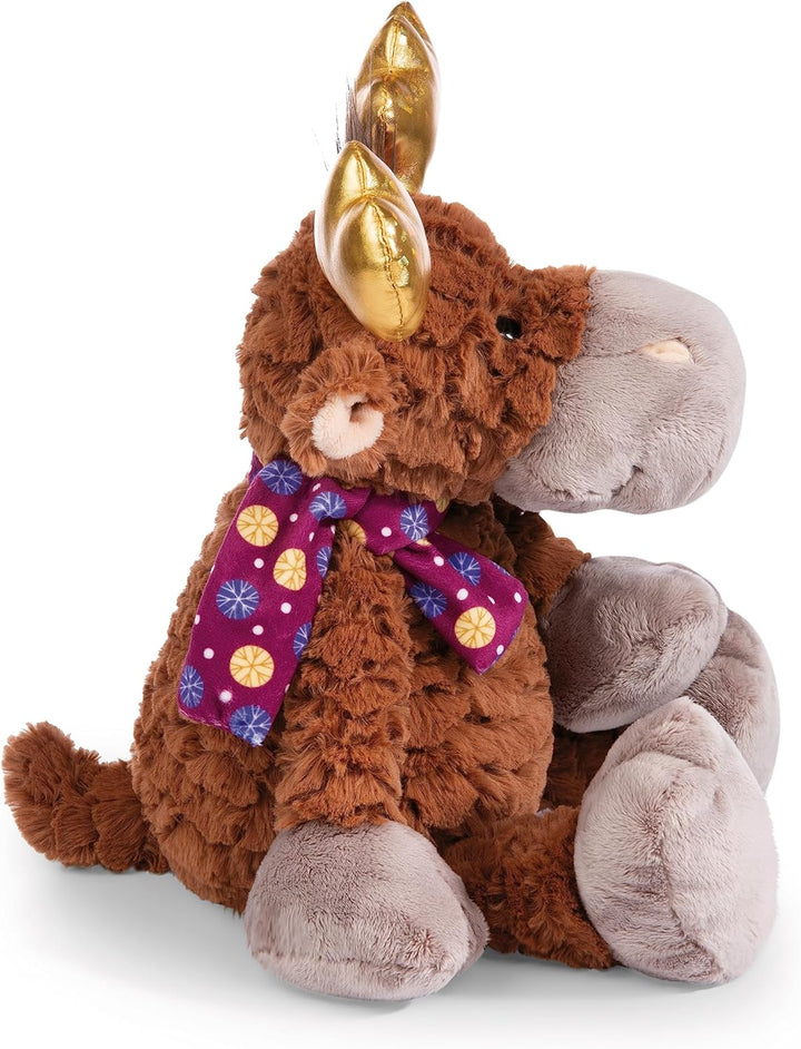 NICI 49322 Kuscheltier Elch Thure 50cm braun schlenkernd-Nachhaltiges Stofftier aus weichem Plüsch,
