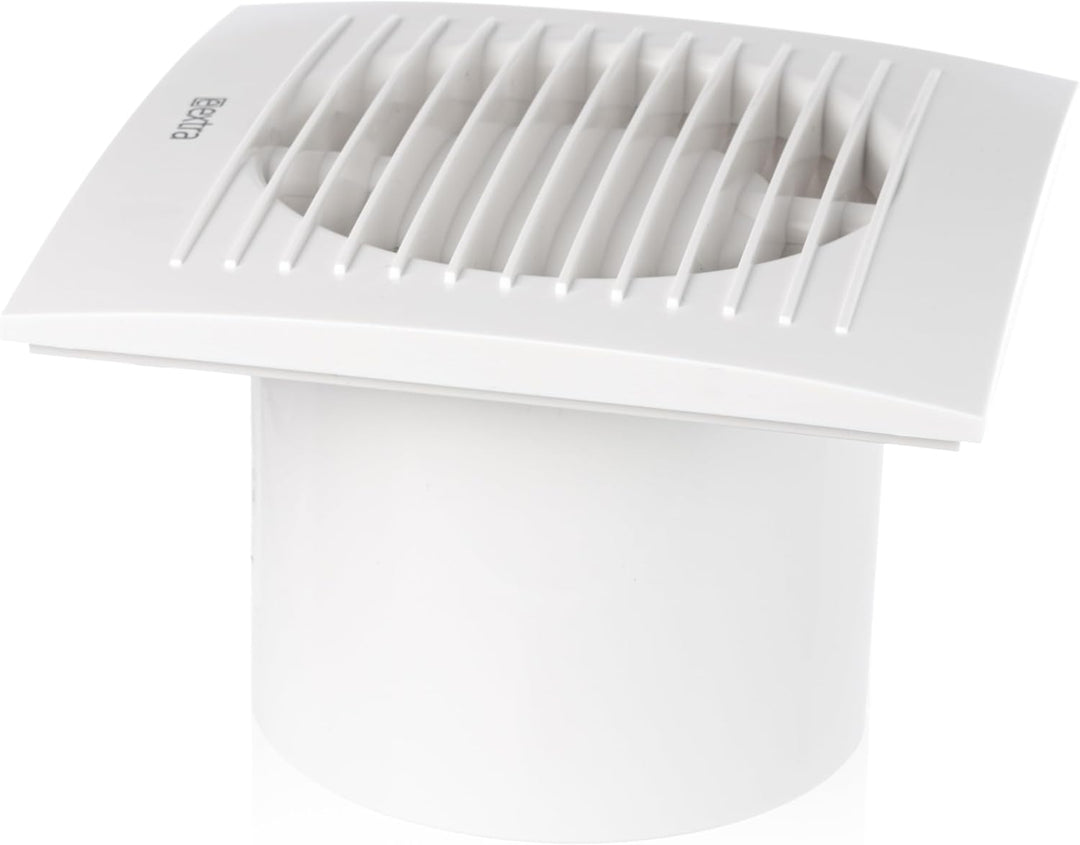 Ø 100mm Badlüfter Fan mit Zugschnur und Stecker - Weiss Abluftventilator - Ventilator zur Belüftung