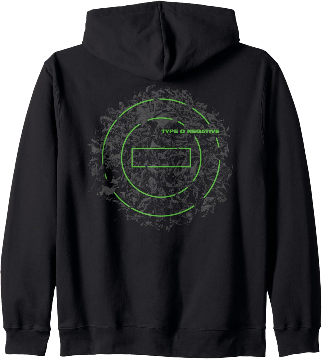Typ O Negative Leaves doppelseitig schwarz Kapuzenjacke