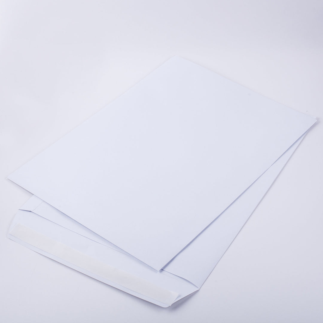 Versandtaschen DIN C3 320 x 440 mm weiss 120 g/m² ohne Fenster haftklebend (413017) (100), 100