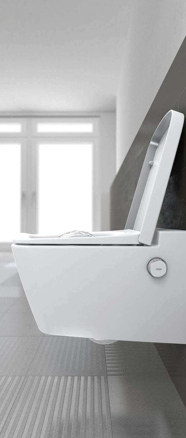 TECEone WC Sitz mit Deckel (Absenkautomatik soft-close, Duroplast, für TECEone Keramiken) weiss, 970