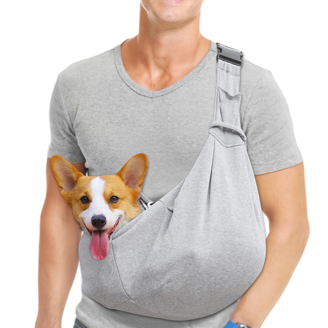 Hundetragetasche, Verstellbare Schultergurt Tragetuch Hund, Haustier Hundetasche für Haustiere Klein