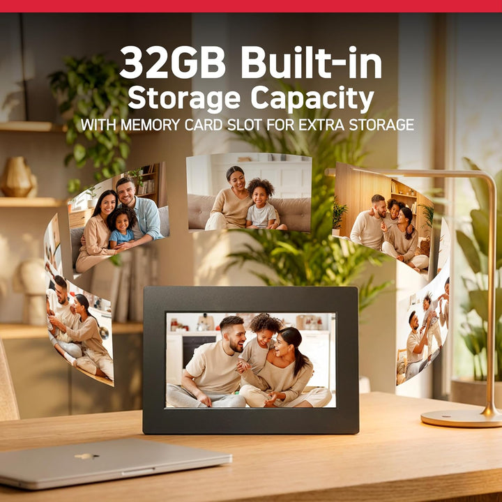 Agfa Photo - Bilderrahmen Realiview 7' 7 Zoll mit WLAN, 7 Zoll mit WLAN