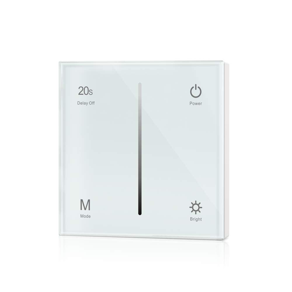Dimmer-Panel für LED bis zu 240W, Touch-Schalter 230V universal für Phasenabschnitt & -anschnitt, Wa