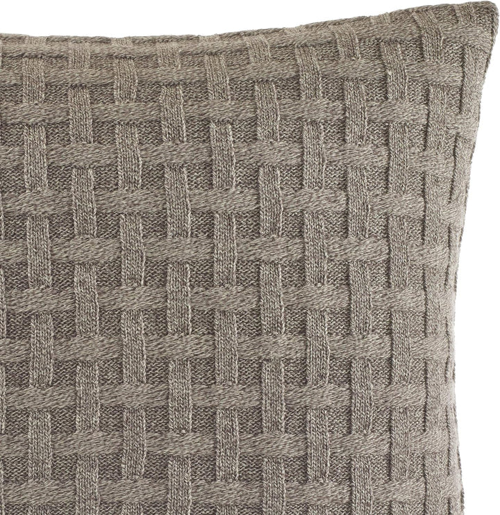 Nautica Saybrook Throw Pillow, 16x16, Mocha 16x16 Pillow, 16x16 Pillow