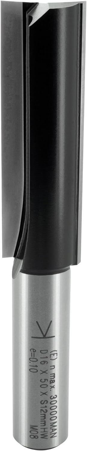 ENT 10550 Nutfräser HW, Schaft (S) 12 mm, Durchmesser (D) 16 mm, NL 50 mm, SL 40 mm, GL 90 mm D=16 /