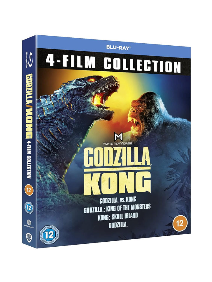 Godzilla & Kong 4-Film Collection [Blu-ray] [2021] [Region Free], Blu-ray