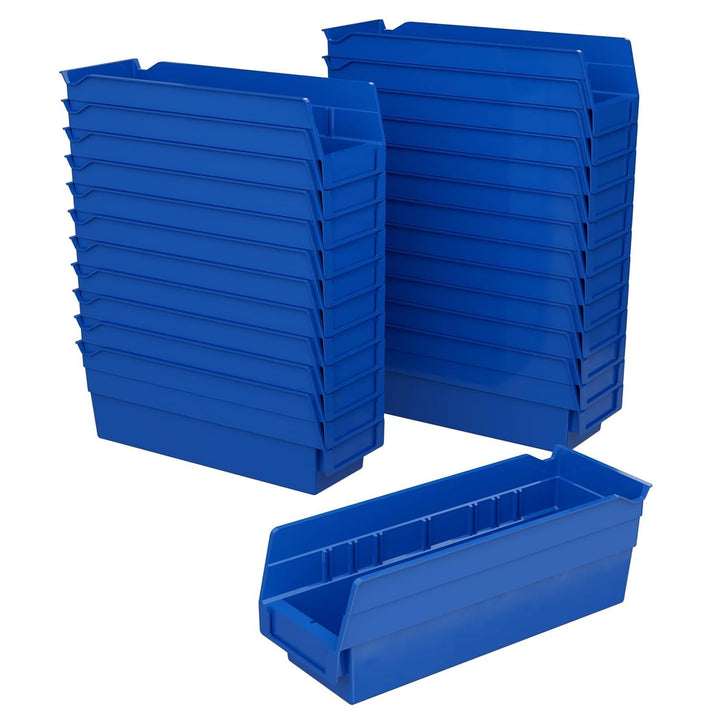 Akro-Mils 30120 Kunststoff-Nistkasten, 30,5 x 10,2 x 10,2 cm, Blau, 24 Stück, Blau