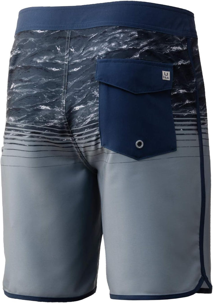 HUK Herren Classic Boardshort 20" Print Shorts 28 Sargasso Meer, 28 Sargasso Meer