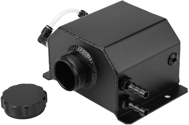 KIMISS Aluminiumlegierung Motor Universal Ölbehälter Öl Atmungsaktiv Topf Abgas Catch Filter Tank(Sw