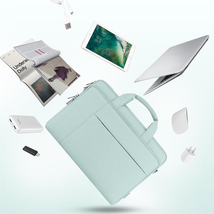 DOMISO 17 Zoll Laptop Tasche Aktentasche Schultertasche Business Wasserdicht Notebooktasche für 17-1