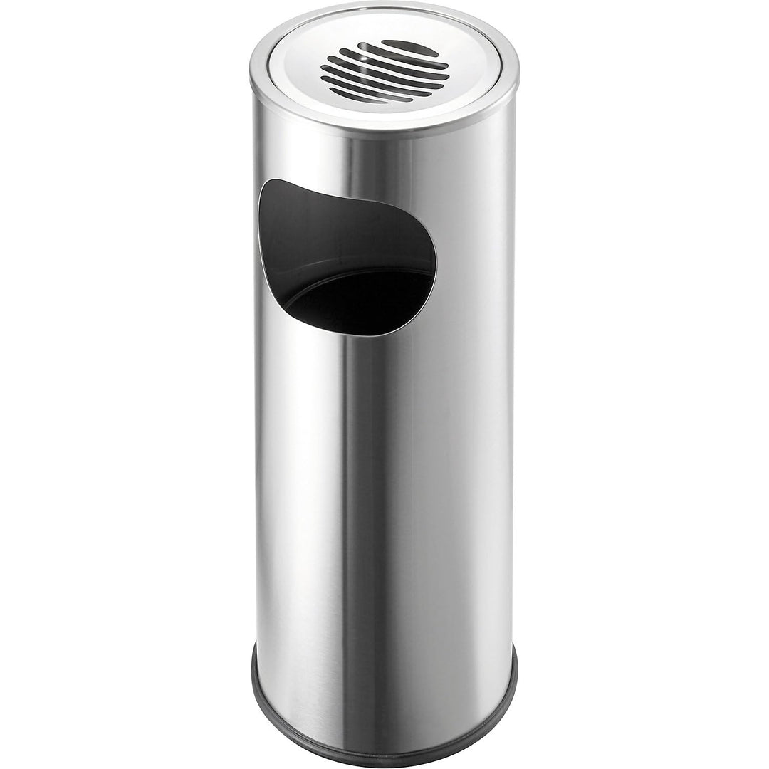 helit H2516000 - Edelstahl-Standascher, mit Innenbehälter, silber, Edelstahl