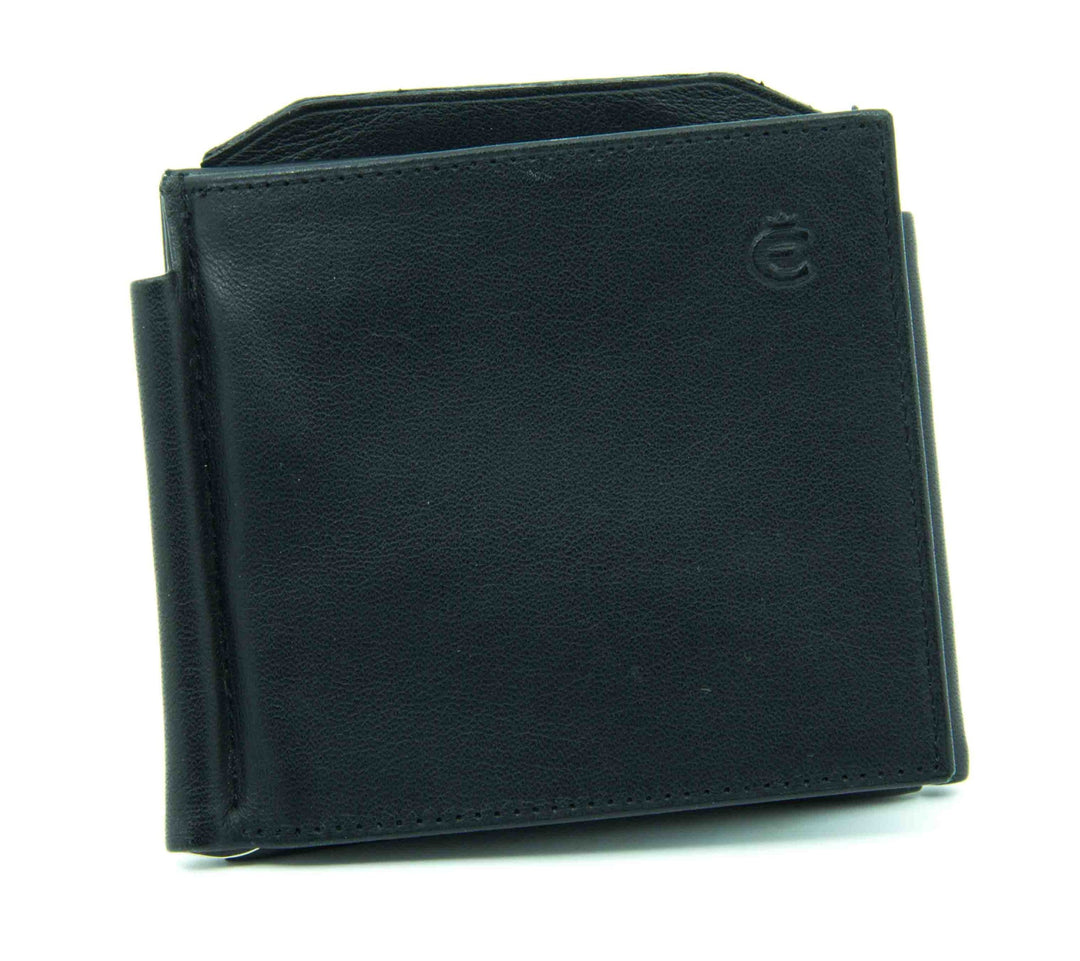 Esquire Geldklammer Logo Klammerbörse Schwarz 256710, Schwarz