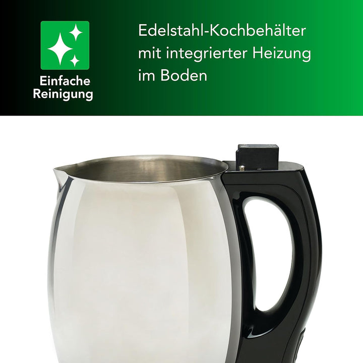 Tribest Applicance SoyaBella - Soya Milk Maker - Chrome, 200 g Schwarz, Schwarz