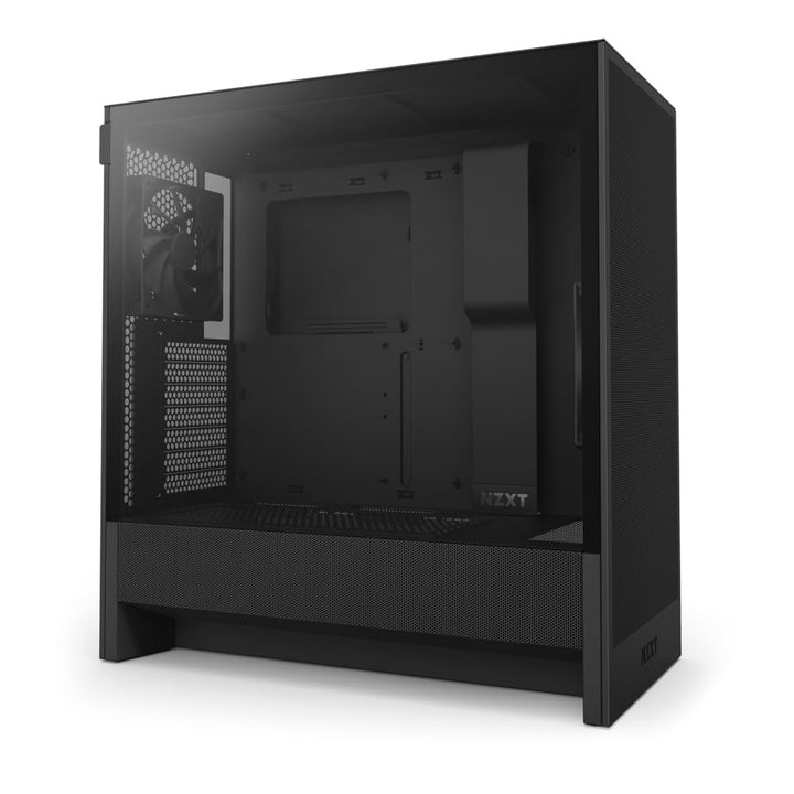 NZXT H5 Flow – Kompaktes ATX-Midi-Tower-PC-Gaming-Gehäuse – Hoher Luftstrom – 2 x 120 mm Lüfter inkl