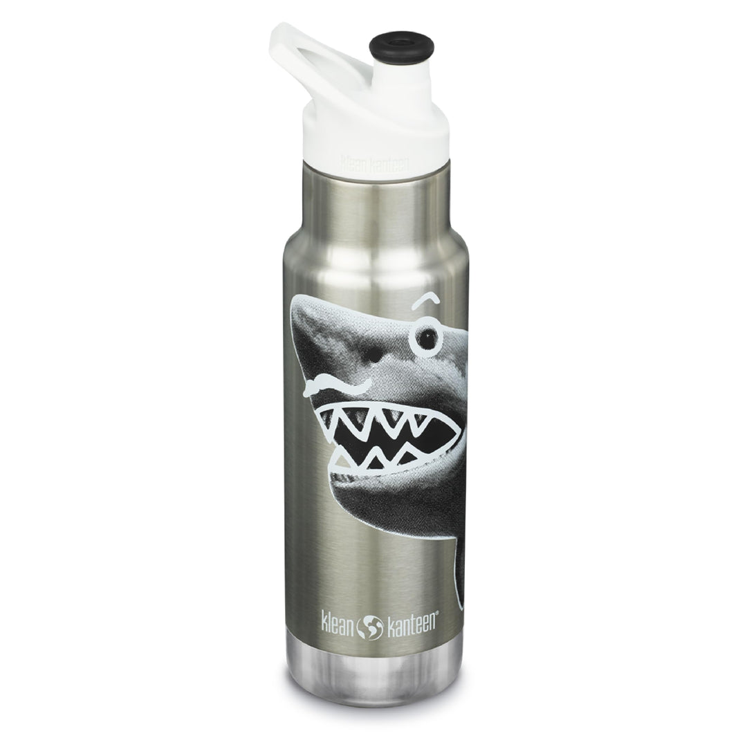 Klean Kanteen Unisex – Erwachsene Classic Sport Flasche Einheitsgrösse Single Mr. Shark, Einheitsgrö