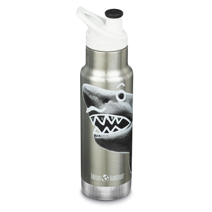 Klean Kanteen Unisex – Erwachsene Classic Sport Flasche Einheitsgrösse Single Mr. Shark, Einheitsgrö