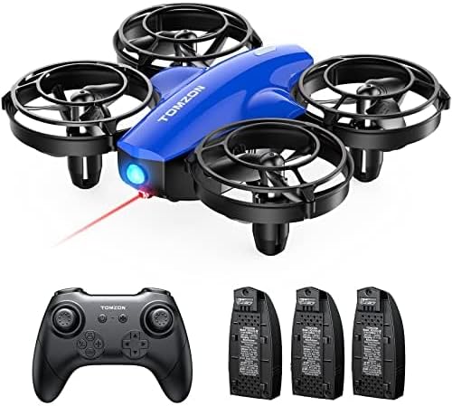 Tomzon mini Drohne für Kinder Anfänger, Flugzeug ferngesteuert mit Kampfmodus, RC Quadrocopter 24min