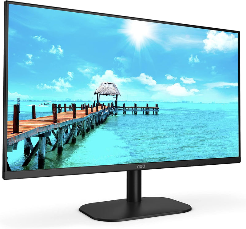 AOC 27B2AM - 27 Zoll FHD Monitor (1920x1080, 75 Hz, VGA, HDMI) schwarz 27 Zoll VA keine Lautsprecher