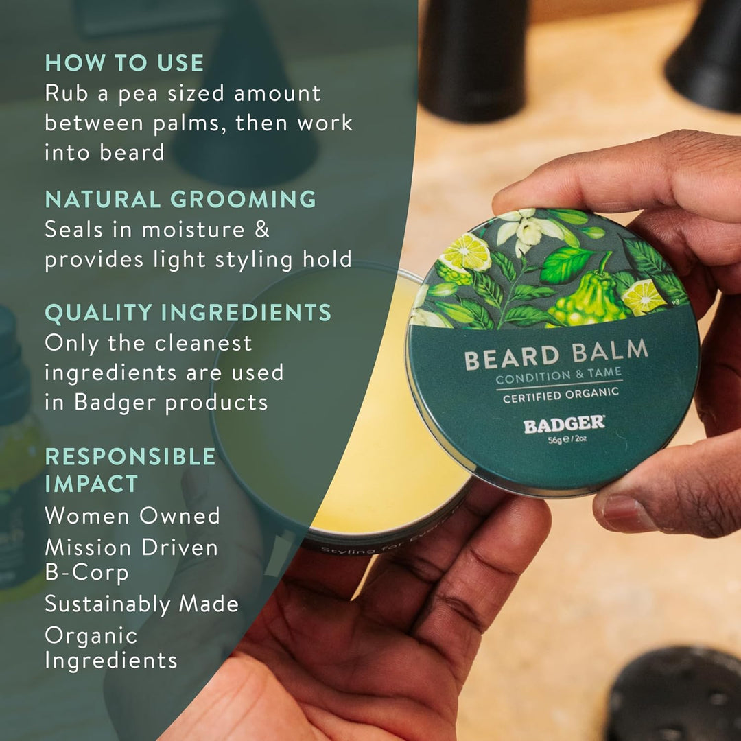Badger Bart Balm, 56 g
