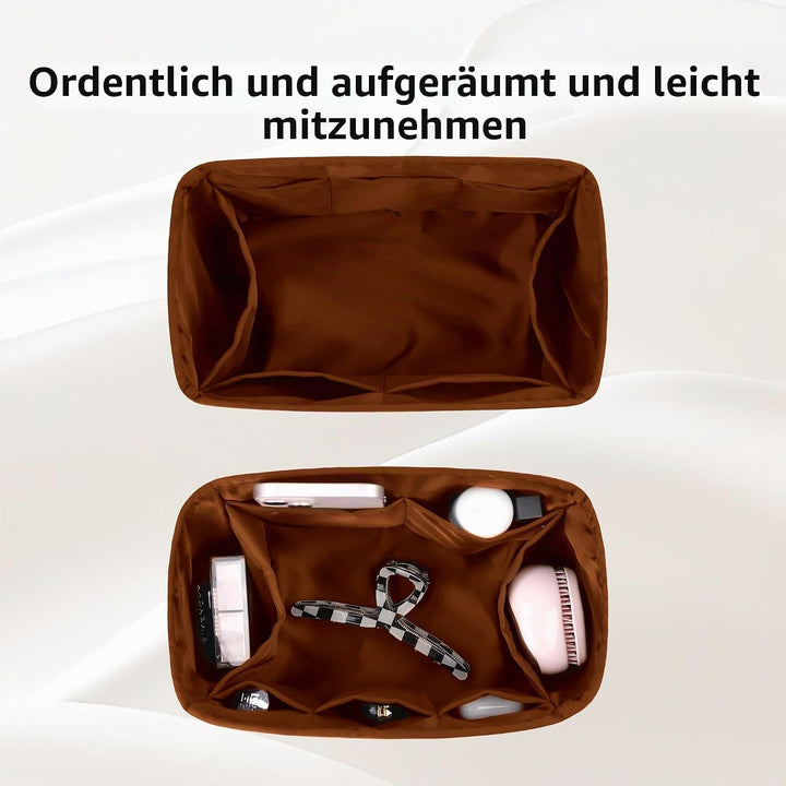 DGAZ Handtasche Tasche Organizer, Seide Innentaschen für LV Speedy Nano/20/25/30/35/40/45 Tasche, Le