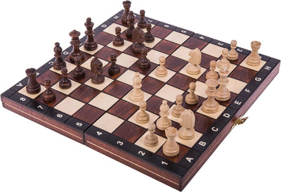 Square - Schach Schachspiel - MAGNETISCHE - Classic - Schachfiguren & Schachbrett aus Holz