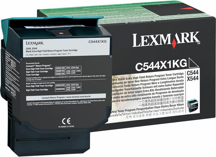 Lexmark C544X1KG C544, X544 Tonerkartusche 6.000 Seiten Rückgabe, schwarz, Schwarz