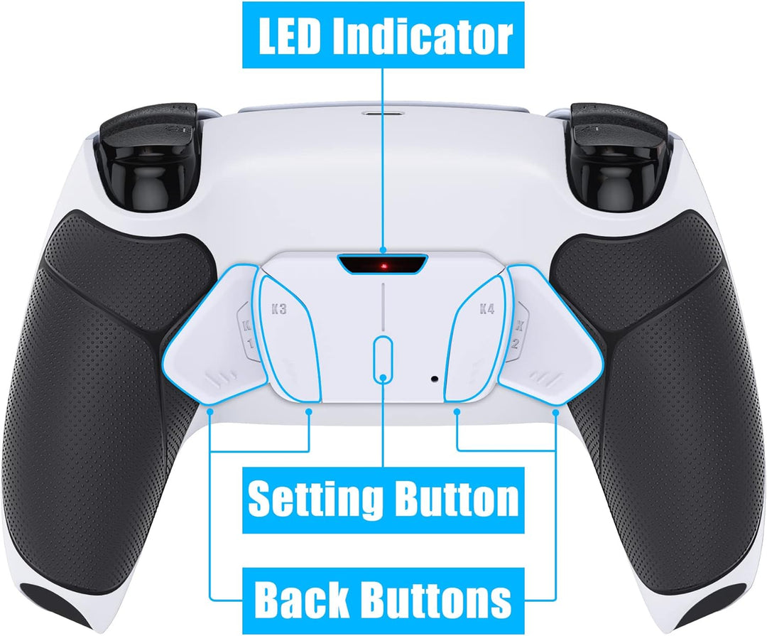 eXtremeRate Programmierbar RISE4 Remap Kit für ps5 Controller BDM-010/020,Remap Board&Rückplate Gehä
