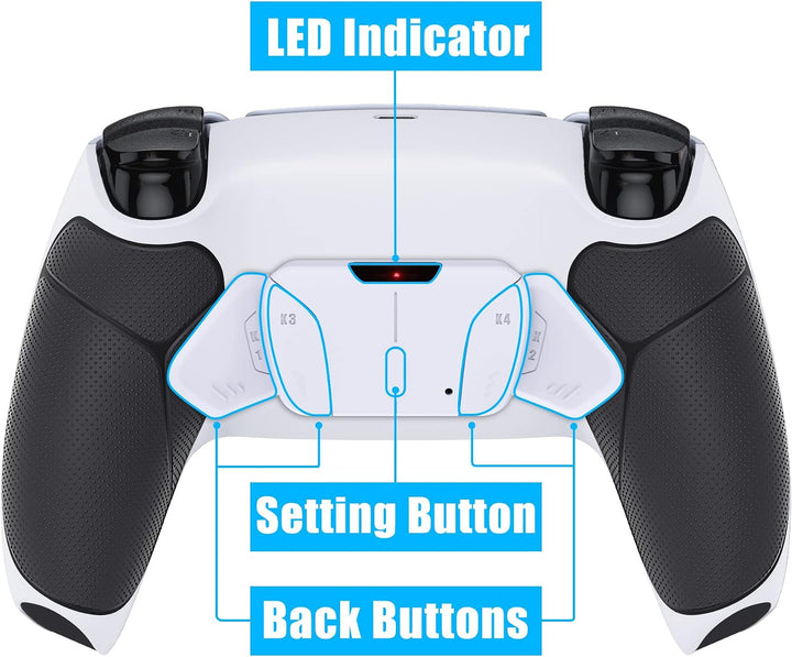 eXtremeRate Programmierbar RISE4 Remap Kit für ps5 Controller BDM-030/040/050, Remapper Board &amp; Gumm