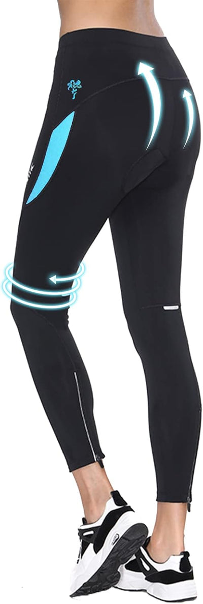 Santic Fahrradhose Damen Gepolstert Lang Radhose Damen Lang Radle rhose Damen Gepolstert auch für MT