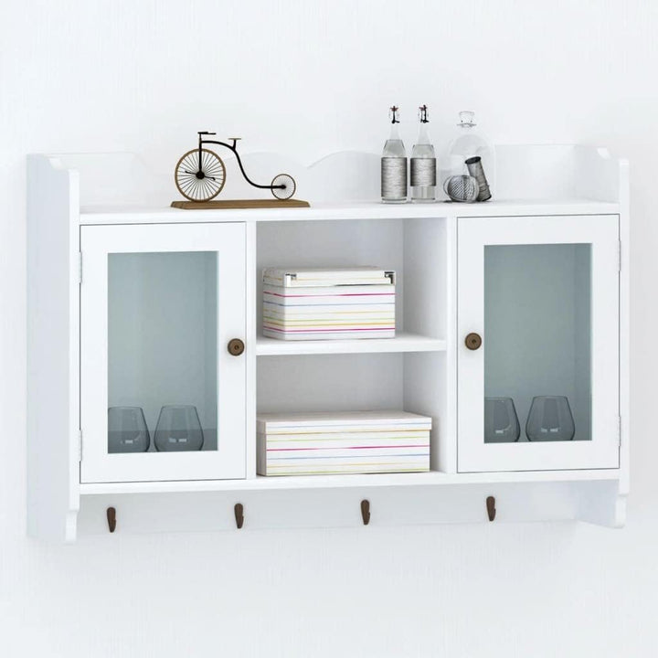 vidaXL Wandschrank Küchenschrank Landhaus Bücher/DVD/Gläser Schrank Regal MDF