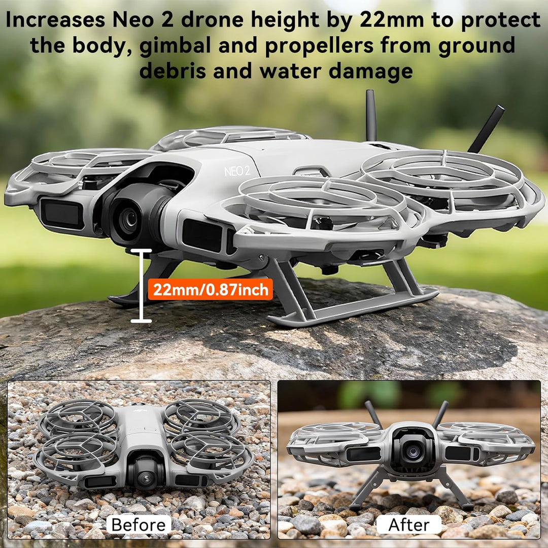 Neo 2 Propeller Blätter– mit Kollisionsschutz Propellerschutz faltbarem Landegestell Gimbal Objektiv