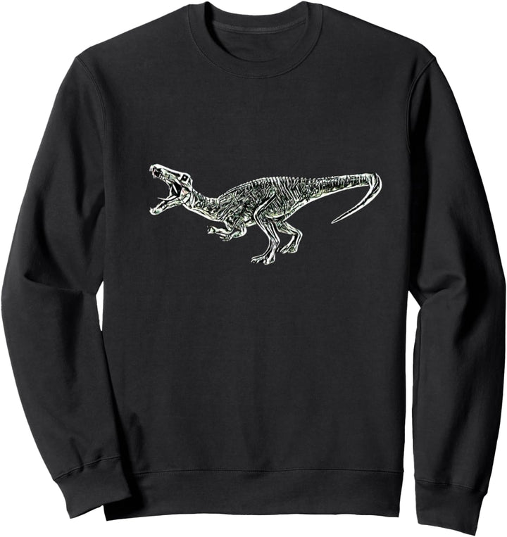 Baryonyx Dinosaurier Motiv Saurier Urzeit Zähne Dino Sweatshirt