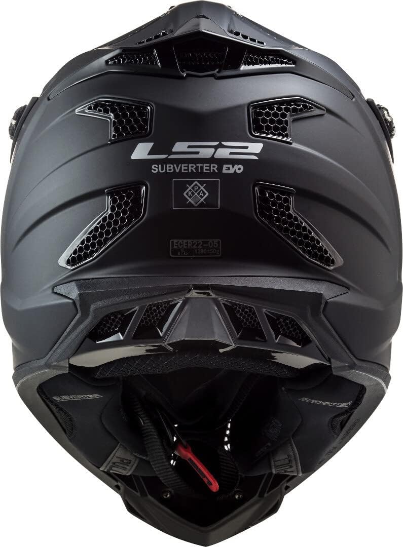 LS2 motocrosshelme Subverter Matt-schwarz 06 M, M Matt-schwarz
