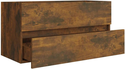 homiuse 90x38.5x45 cm Waschbeckenschrank mit Schublade Badezimmerschrank Badezimmer Möbel Waschbecke