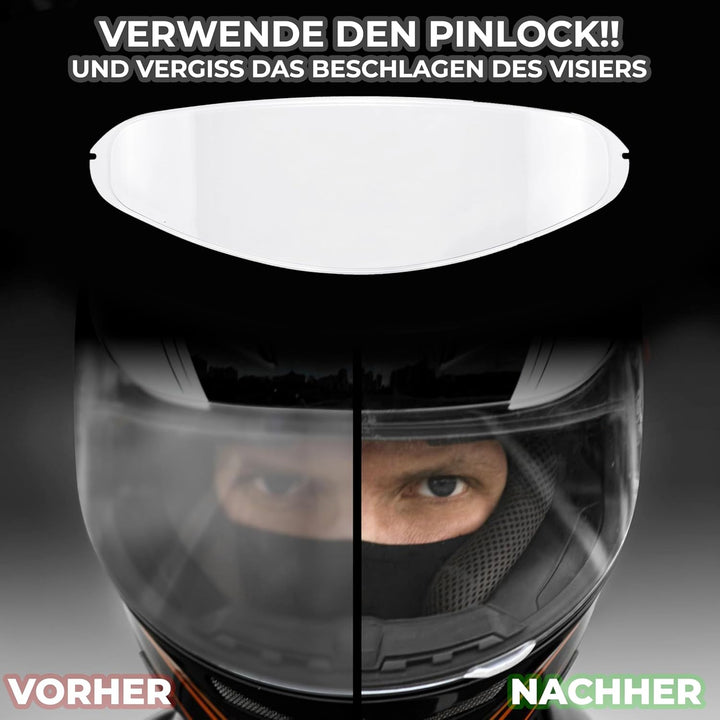 Everalo Kompatibel mit Arai Rx7v Pinlock - Vas v - Chaser X - Rx7x - Quantum X - Signet X - Defiant