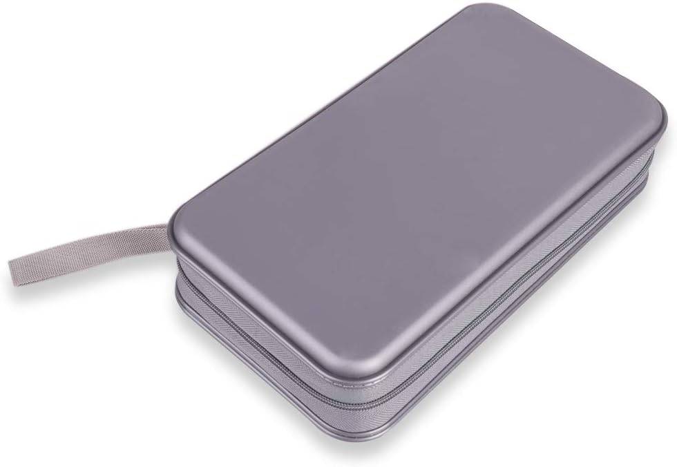 alavisxf xx CD Tasche, 96 CD/DVD Tasche Hartplastik CD Taschen Aufbewahrung Schutzhülle DVD Lagerung