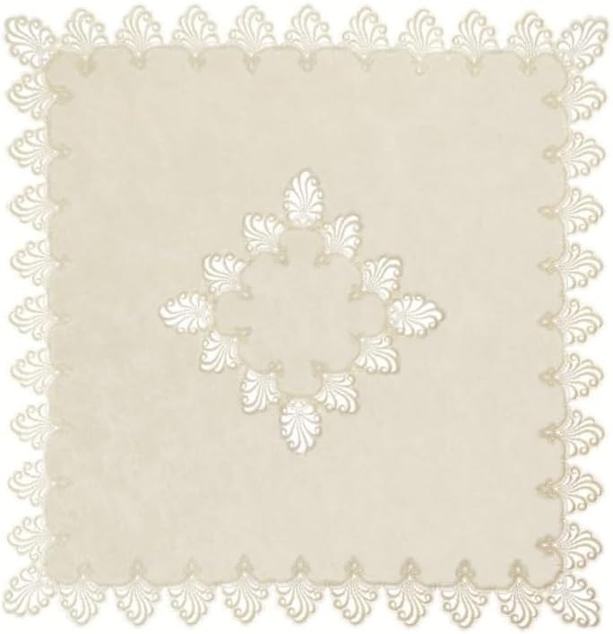 Plauener Spitze by Modespitze 3086E_11_80802 Tischdecke Nizza E, Grösse 0 x 80 cm, rechteckig mit mi