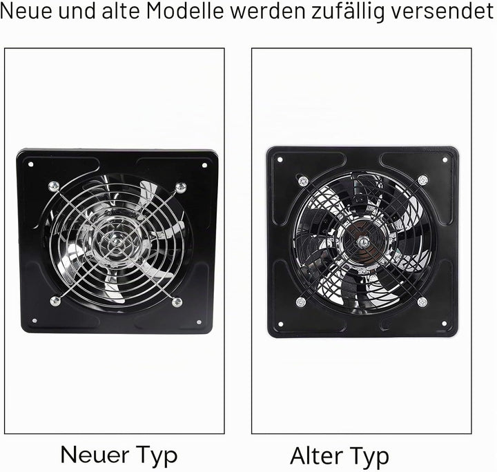 Tyenaza Abluftventilator Wandmontierter Abluftventilator Leiser Abluftventilator für Badezimmer und