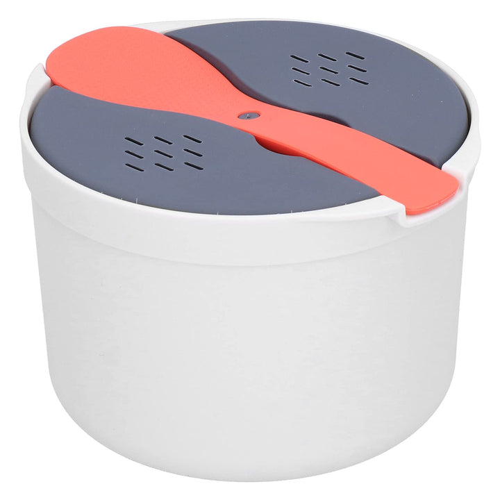 Mikrowellen-Reiskocher, 2-Schicht-Nudelkocher, Mikrowellengeeignet, Gemüsedampfgarer-Set, All-in-One